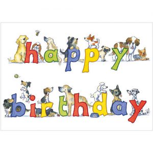 Happy Birthday Dogs - A253