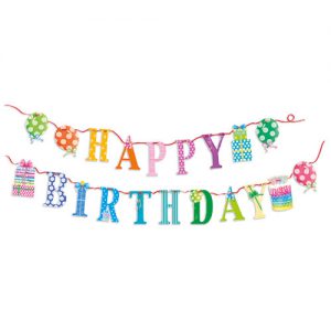 BUNT03 - Happy Birthday Bunting