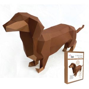 Daschaund 3D Model Kit - FKA012