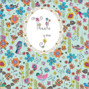 Flowers and Little Birds (Thank You) - FP5136