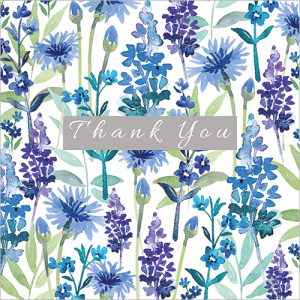 Thank You (Blue Flowers) - FP5206