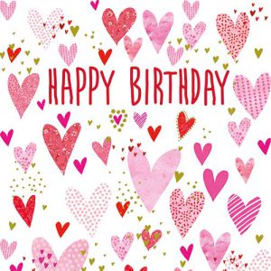 Happy Birthday Hearts - FP6127