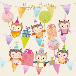 Birthday Owls - FP6292