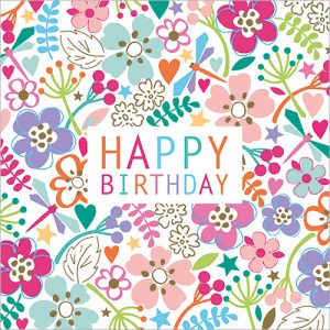 Birthday Doodles (Flowers) - FP6312