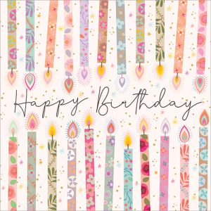 Pretty Candles (Happy Birthday) - FP6343
