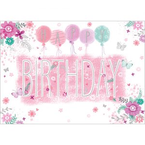 Happy Birthday Balloons - FP7042