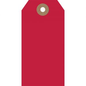 Pillar Box Red (Pack Of 5 Tags) - GT008