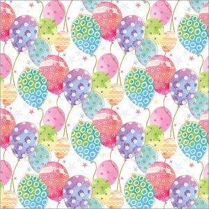 Fun Balloons Gift Wrap - GW208