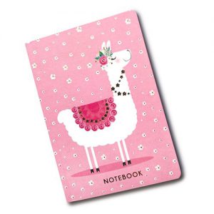 Llama A6 Notebook 96 lined pages - NB022