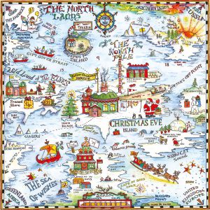 Christmas Map - XADV15