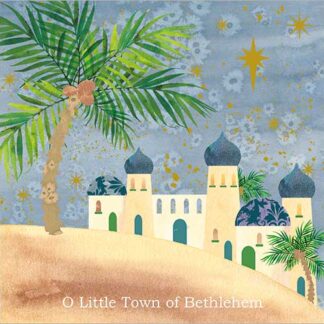 O Little Town of Bethlehem pack of 8 - XC073