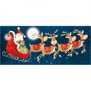 Santa and Reindeer (Money Wallet) - XC095