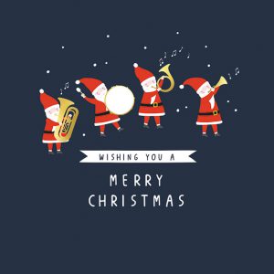 Band of Santas Pack of 8 - XC113