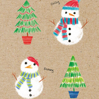 Snowmen Pack of 8 - XC135
