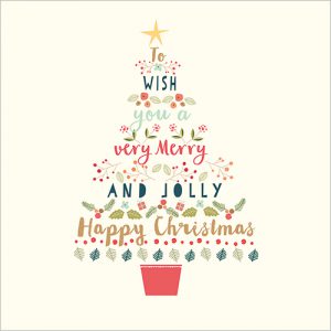 Jolly Happy Christmas pack of 8 - XC166