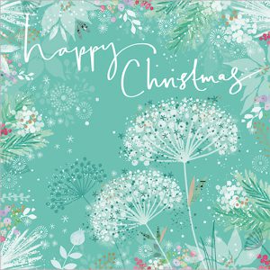 Happy Christmas Flowers pack of 8 - XC183