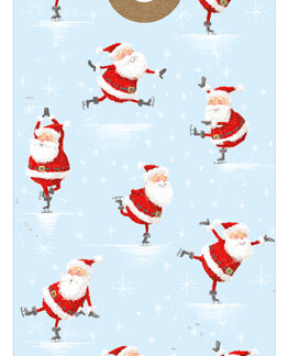 Skating Santas Pack of 5 - XGT011