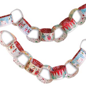 GiantChristmas paperchains 6 designs - XM007