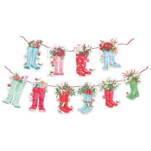 Festive Wellies Bunting - XMB001