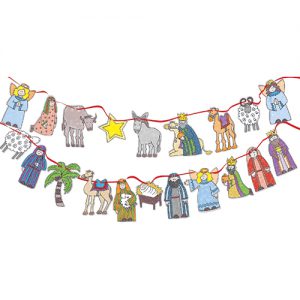 Nativity Characters Bunting - XMC003
