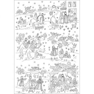 Nativity Story Tablecloth - XMC005