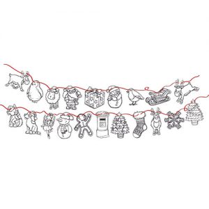 Christmas Figures Bunting - XMC013