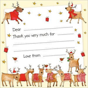 Rudolph and Friends Notecard pack of 10 - XN003