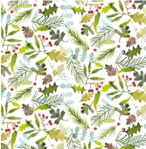 Christmas FoliageGift Wrap - XGW003