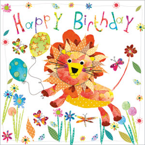 Happy Birthday Lion - Lorraine Duff - Flamingo Paperie