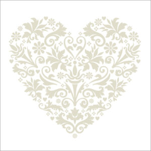 Silver Heart - Laura Stone - Flamingo Paperie