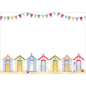 Beach Huts - Laura Stone - Flamingo Paperie