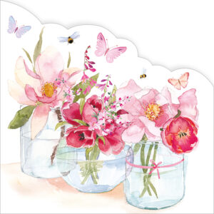 Pink Flower Vases