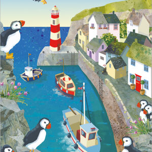 Puffins by the Harbour